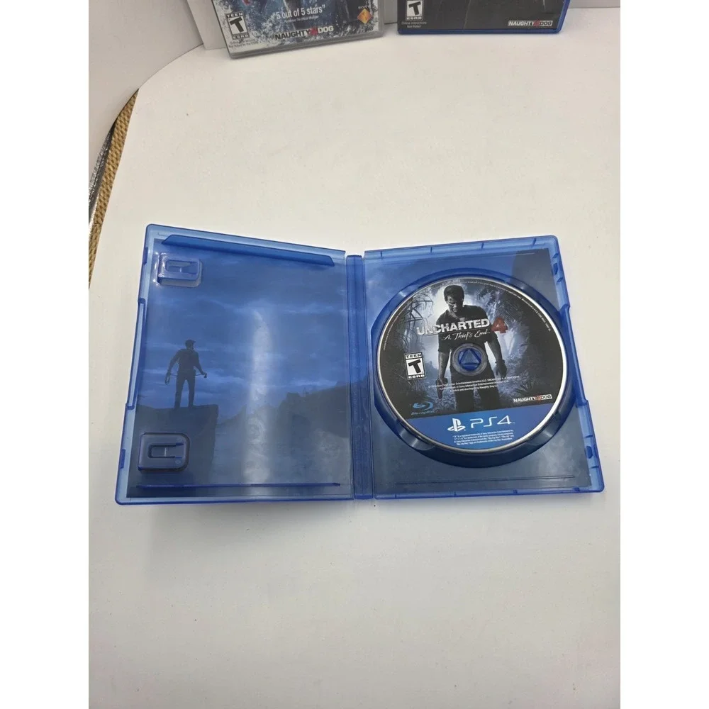 Uncharted PS3 PS4 Game Lot 4 Drake's Fortune Among Thieves Lost Legacy U4